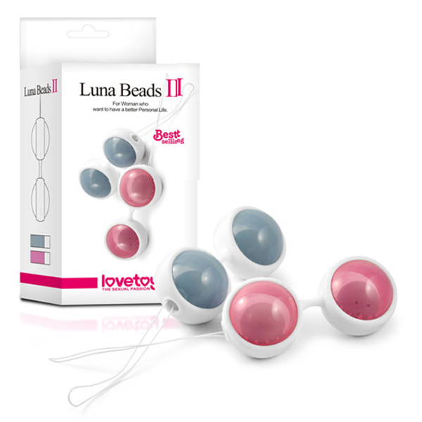 Luna Beads｜ II優雅聰明雙球 聰明球- 藍
