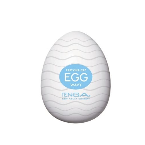 TENGA｜軟綿觸感 EGG-001 挺趣蛋 - 波浪型